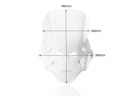 Cúpula Touring WRS HO043T Honda CB 500 X 2016-2024 Transparente