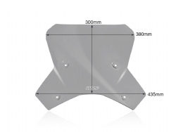 Cúpula Touring WRS KT009F KTM Super Adventure 1290 2021-2024 Ahumado
