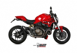 D.030.sm3c Mivv Silencioso Escape Mk3 Carbono Ducati Monster 821 2014-17 / Monster 1200 / S 2014-16