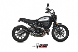 D.050.lc4b Mivv Silencioso Escape X-m1 Black Ducati Scrambler 800 Icon Icon Dark 2021-22