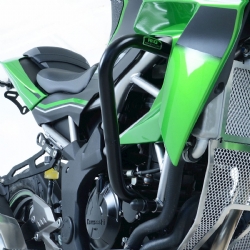 Defensas Laterales Rg Racing Ab0047bk Negro Kawasaki Z 125 2019 2020