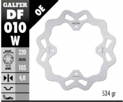 Disco de freno Galfer DF010W Wave Fijo 220x4mm