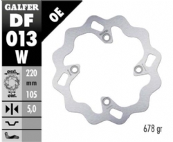 Disco de freno Galfer DF013W Wave Fijo 220x5mm
