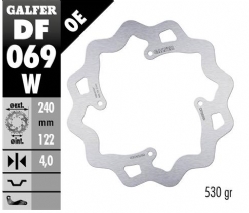Disco de freno Galfer DF069W Wave Fijo 240X4mm