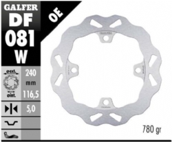 Disco de freno Galfer DF081W Wave Fijo 240x5mm
