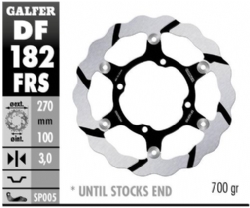 Disco de freno Galfer DF182FRS Wave Flotante Sobre medida Ranurado