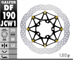 Disco de freno Galfer DF190JCW1G03 Wave Flotante 310x5.5mm