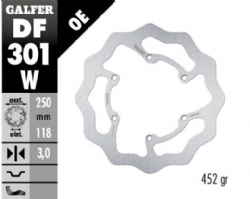 Disco de freno Galfer DF301W Wave Fijo 250x3mm