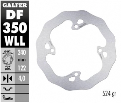 Disco de freno Galfer DF350WLL Wave Fijo Slido 240x4mm