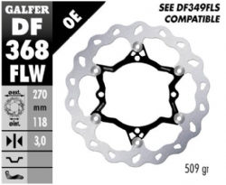 Disco de freno Galfer DF368FLW Wave Flotante Nucleo Acero 270x3mm