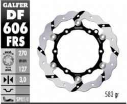 Disco de freno Galfer DF606FRS Wave Flotante Sobre medida Ranurado