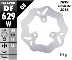 Disco de freno Galfer DF629W Wave Fijo 190x3.8mm