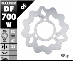 Disco de freno Galfer DF700W Wave Fijo 180x3.5mm