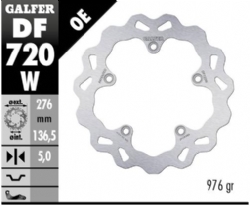 Disco de freno Galfer DF720W Wave Fijo 276x5mm