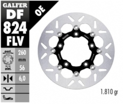 Disco de freno Galfer DF824FLV Round Flotante Nucleo Acero 292x5.6mm