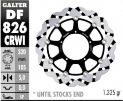 Disco de freno Galfer DF826CRWI Wave Flotante Ranurado Izquierdo