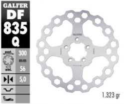 Disco de freno Galfer DF835Q Fijo Cubiq 300x5mm