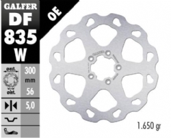 Disco de freno Galfer DF835W Wave Fijo 300x5mm