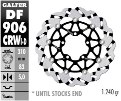 Disco de freno Galfer DF906CRWD Wave Flotante Ranurado Derecho