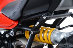 Eliminador De Estriberas De Pasajero Rg Racing Blp0054bk Negro Ducati Monster 1200 2016 2020