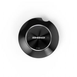 Embellecedor cárter Rizoma ZYF062B Yamaha T-Max 560 2022-2024 Izquierdo Negro