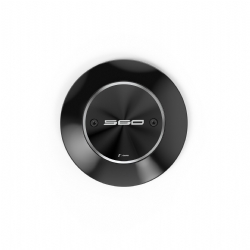 Embellecedor cárter Rizoma ZYF064B Yamaha T-Max 560 2022-2024 Derecho Negro