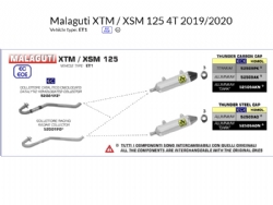 Escape Arrow 52509AKN Thunder Malaguti XTM / XSM 125 4T 2019/2020 - foto 3 Escape Arrow 52509AKN Thunder Malaguti XTM / XSM 125 4T 2019/2020 - foto 3