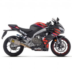 Escape completo Arrow 71068PT Aprilia RS 457 2024 racing silencioso Pista de titanio