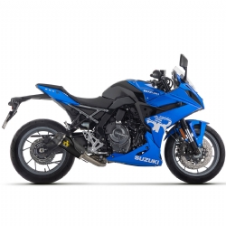 Escape completo Arrow 71079PKN Works Suzuki GSX-8R 2024/2025 racing nichrom Dark fondo carbono
