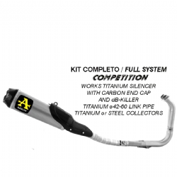 Escape completo Arrow 71220CKZ Competition Kawasaki Ninja 400 2023