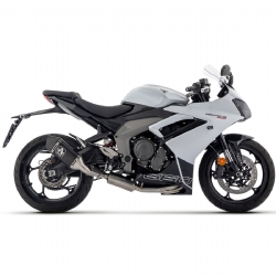 Escape completo Arrow 71507VAN Triumph Daytona 660 2024 Homologado Veloce Aluminio Dark