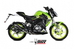 Escape completo Mivv KW.001.LXB GP Black Keeway RKF 125 2021-2022