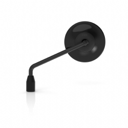 Espejo retrovisor Rizoma E-Pop BS121B Direct Mount Anodizado Negro Biposición