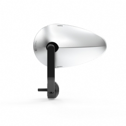 Espejo retrovisor Rizoma Reverse Radial BS233A Anodizado Plata Biposición