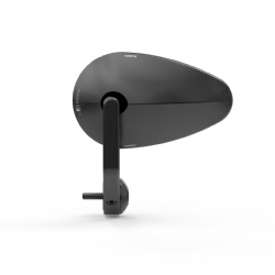 Espejo retrovisor Rizoma Reverse Radial BS233B Anodizado Negro Biposición