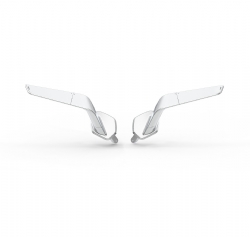 Espejo retrovisor Stealth Rizoma BSS044A Plata Juego