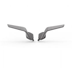 Espejo retrovisor Stealth Rizoma BSS044D Grey Juego