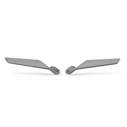 Espejo retrovisor Stealth Rizoma BSS062D Grey Juego