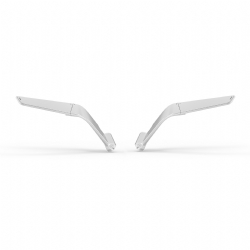 Espejo retrovisor Stealth Rizoma BSS071A Plata Juego