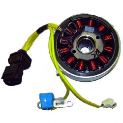 Estator moto Kokusan 04168528 Trifase 12 Polos 12V 150W Motor Piaggio Leader 125 4T