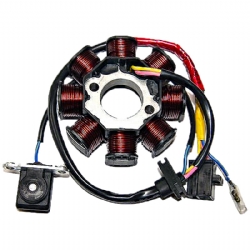 Estator moto SGR 04163078 Monofase 8 Polos con pick-up 1 cable Kymco