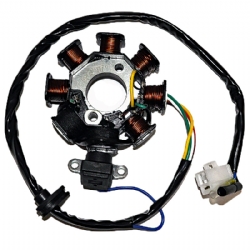Estator moto SGR 04169026 8 polos motores chinos GY6