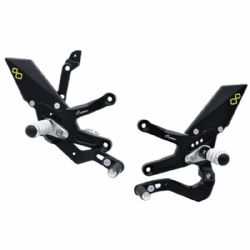 Estriberas Lightech FTRKA011 Kawasaki ZX-10 R 2021-2023 Negro