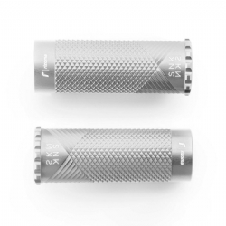 Estriberas Rizoma PE615A Snake EX Pro Plata