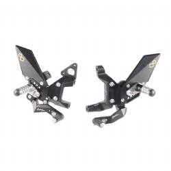 Estriberas regulables Lightech FTRDU010 Ducati 1199 Panigale 2012-2014 Posapies fijos