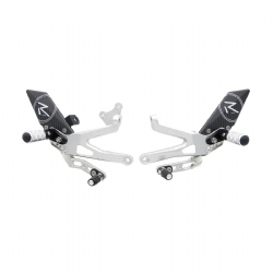 Estriberas regulables Lightech FTRDU012RSIL Ducati Streetfighter 1100 V4 2020-2021 Plata Version R