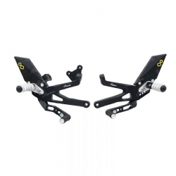 Estriberas regulables Lightech FTRDU012W Ducati Panigale 1000 V4 R 2019-2023 Posapies abatible