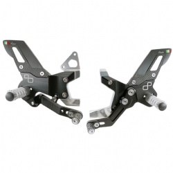 Estriberas regulables Lightech FTRDU014 Ducati 1199 Panigale 2012-2017 Posapies fijos