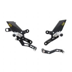 Estriberas regulables Lightech FTRHO008 Honda CB 1000 R 2018-2020 Posapies fijos