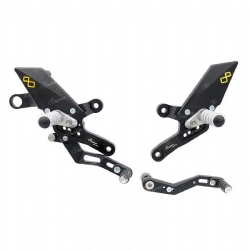 Estriberas regulables Lightech FTRHO008W Honda CB 1000 R 2018-2020 Posapies abatible